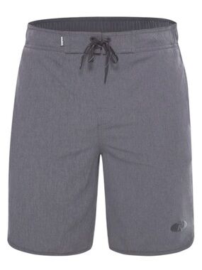 Gray Board Shorts 9" Swim Trunks Bathing Suit Beach Pool Summer Vacation Medium